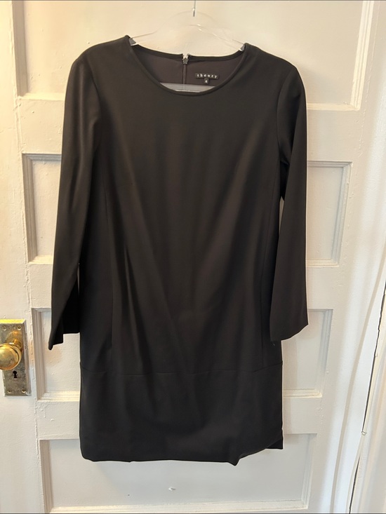 Theory Dresses & Skirts - Theory Black Shift Wool Dress, Women's Size 6